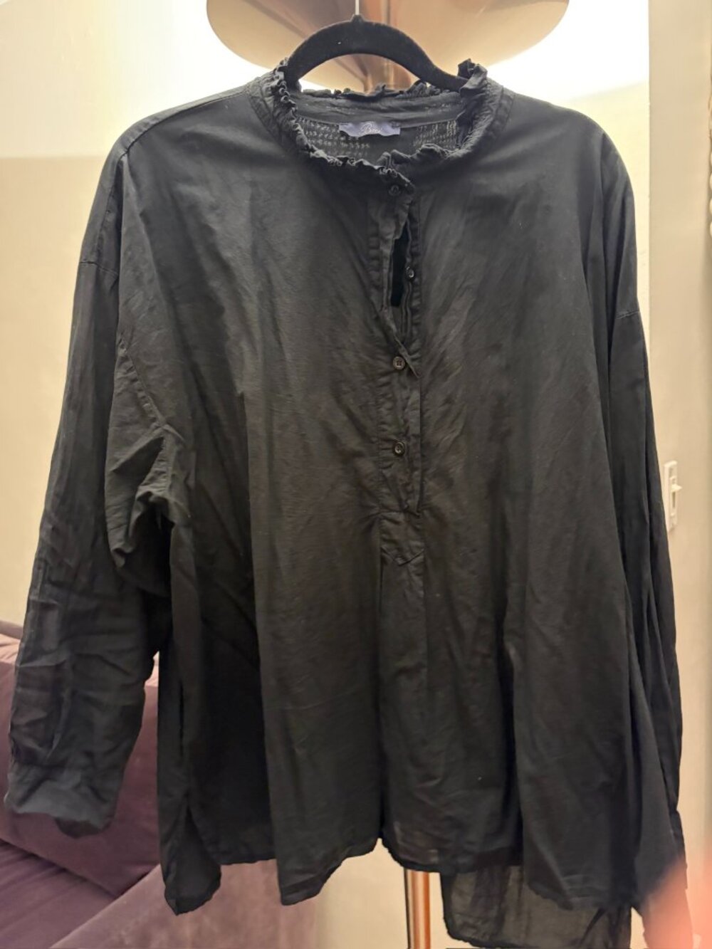 Baci Brooklyn Black Cotton shirt